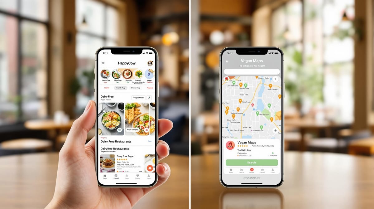 HappyCow vs. Vegan Maps: Best App for Dairy-Free Food