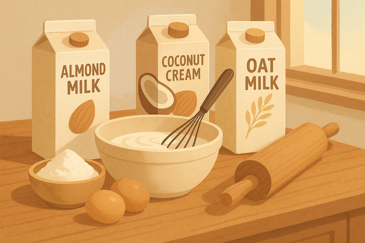 Lactose-Free Dairy Substitutions for Baking