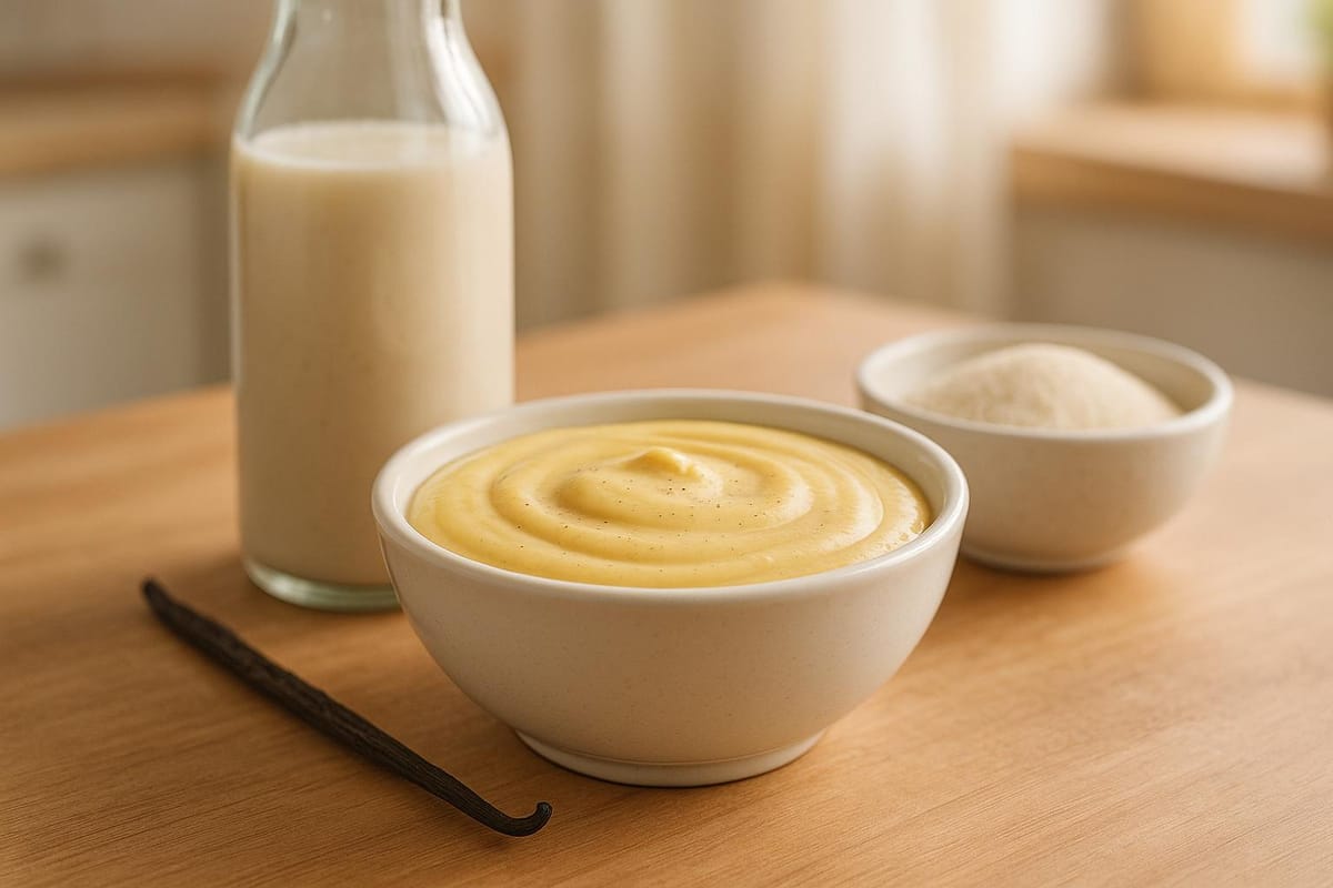 How to Make Dairy-Free Vanilla Custard at Home