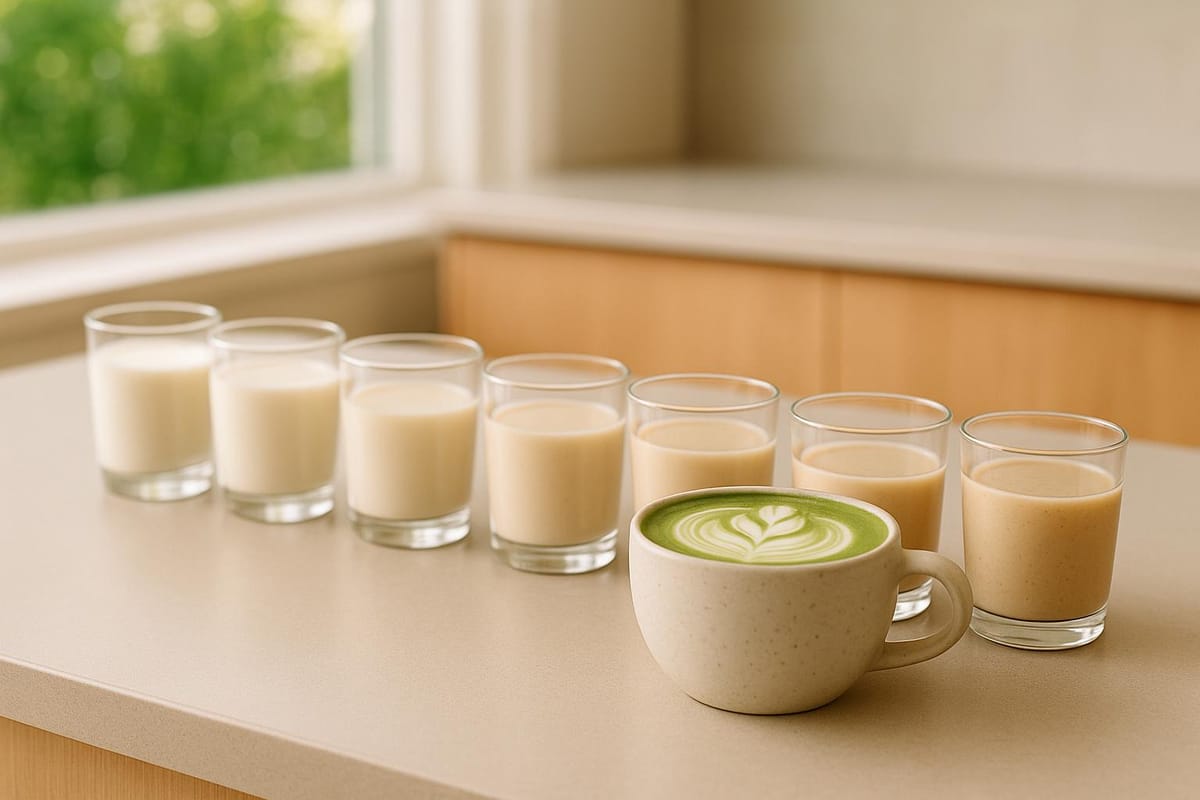 Top 7 Plant-Based Milks for Matcha