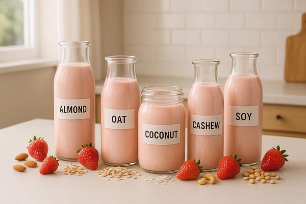 Top 5 Strawberry Plant-Based Milk Recipes
