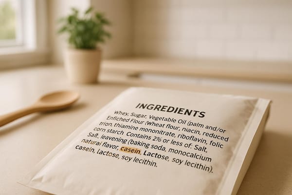 How to Spot Dairy in Ingredient Lists